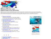 Tablet Screenshot of nc-wreckdiving.com